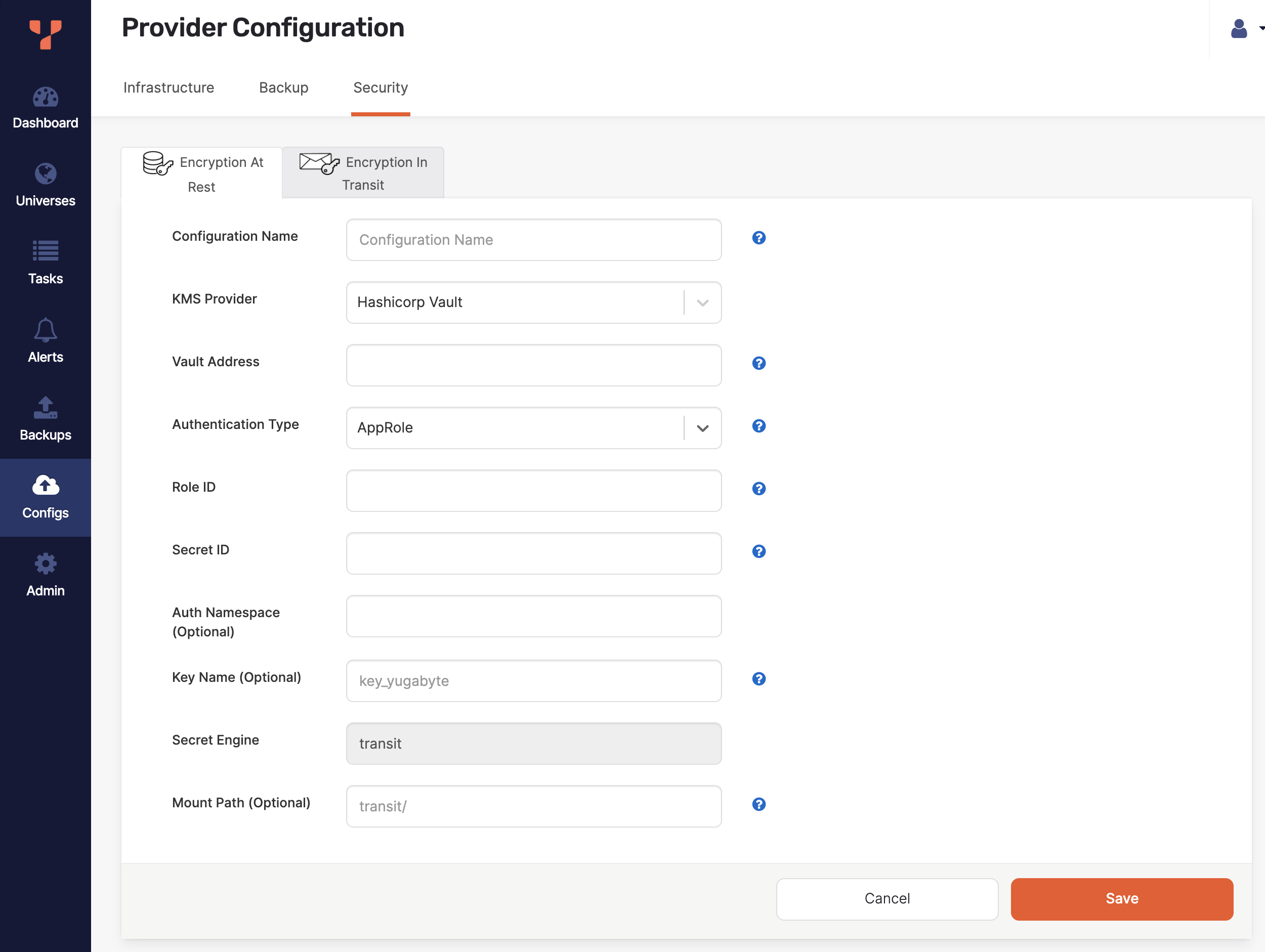 Create config